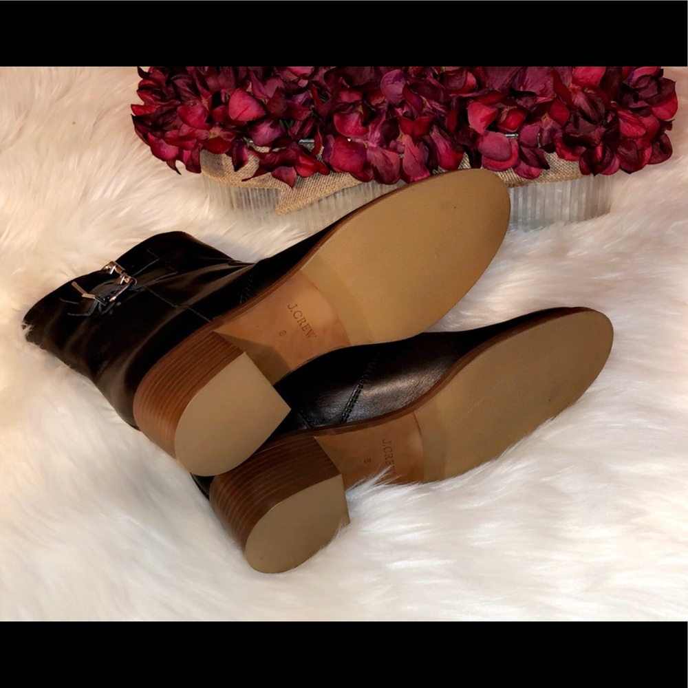 🆕J. CREW Black Dean Ankle Boots - Picture 7 of 7